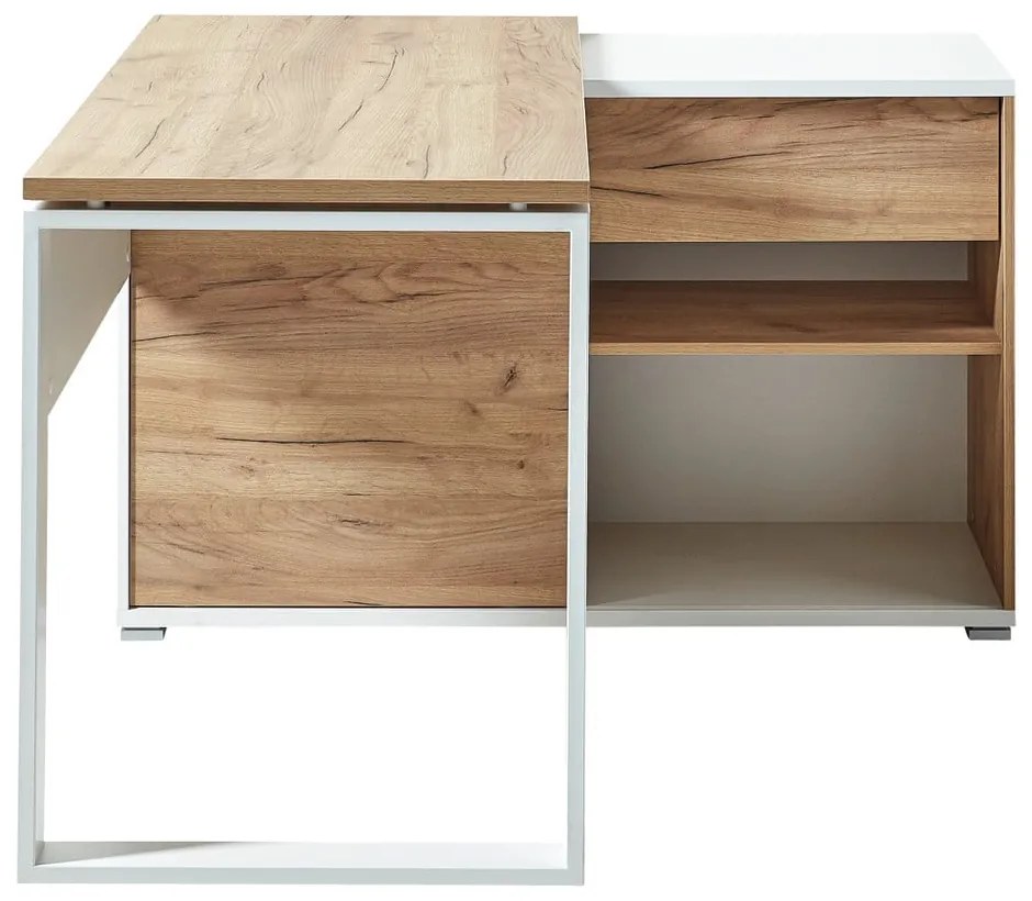 Работна маса от дъб 120x117 cm Lioni - Germania