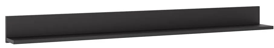 Стенна полица FLOP черна