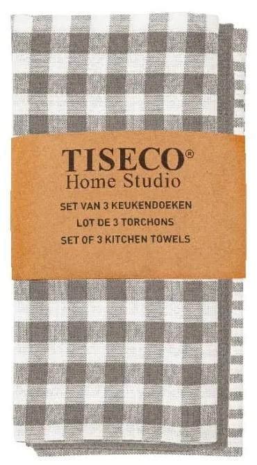 Памучни кърпи в комплект от 3 броя 70x50 cm Lines - Tiseco Home Studio