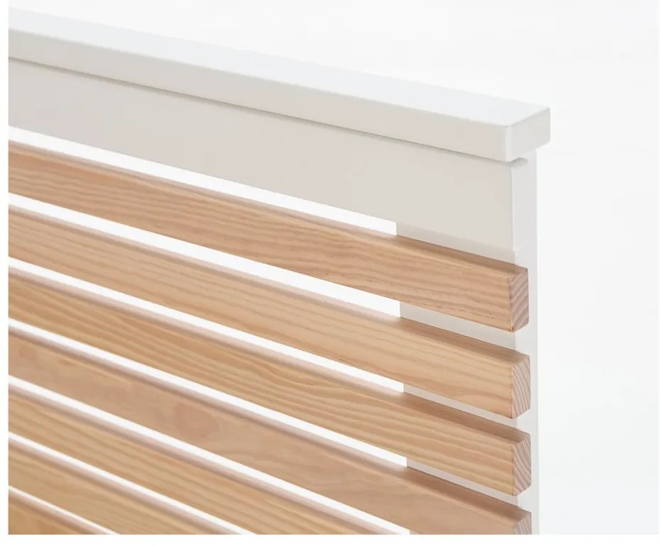 Бяло двойно легло с решетка 140x190 cm Vectra - Marckeric