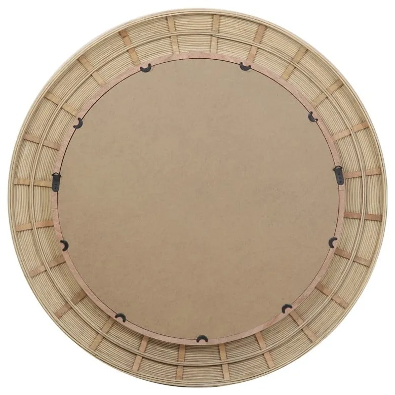 Стенно огледало с ратанова рамка ø 109,5 cm Piedre - Light &amp; Living
