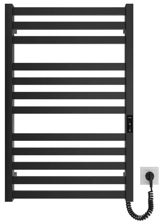 Отопляема лира за баня HF OXFORD 170W/230V 77x53 см черен