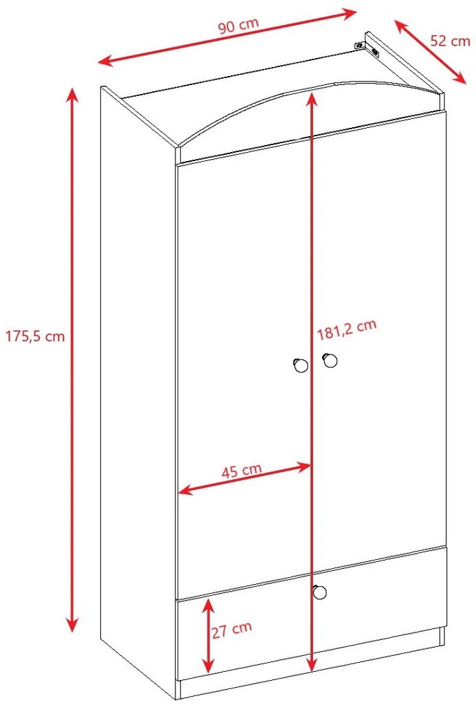 Гардероб Babydreams Cartoon-Mple-Fire Brigade