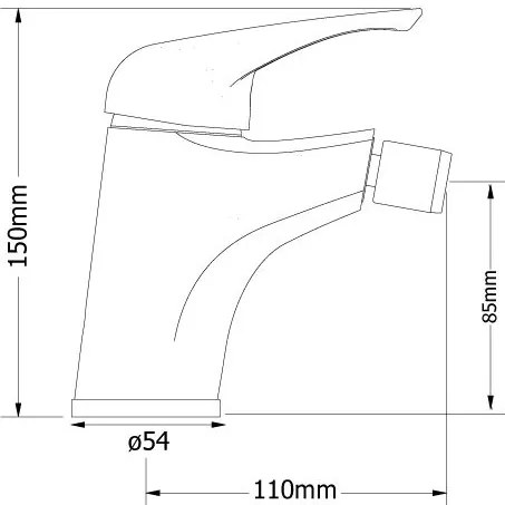 Кран биде Elit