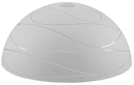 Пенделно стъкло 1006-A-5-SUYOLU-WH, ø300, h=130, Е27