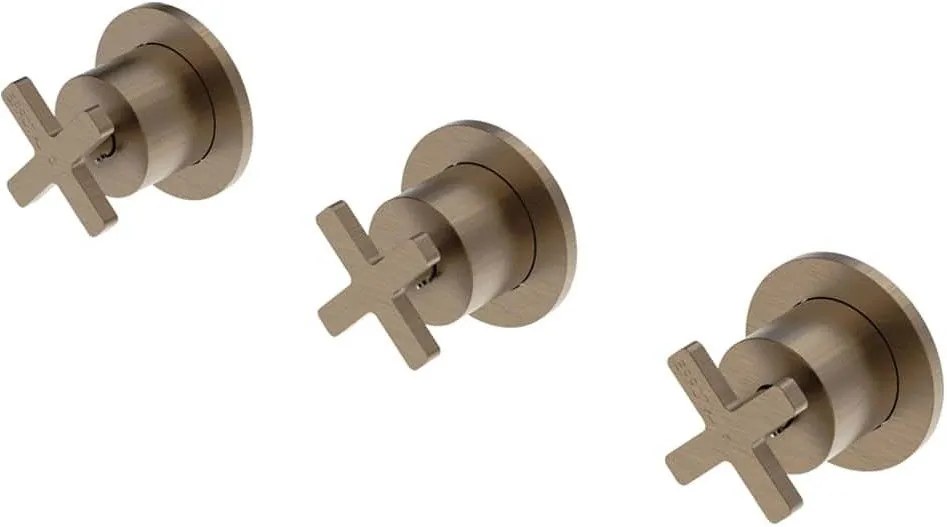 Смесител за вграждане Elle Cross La Torre III-бронз