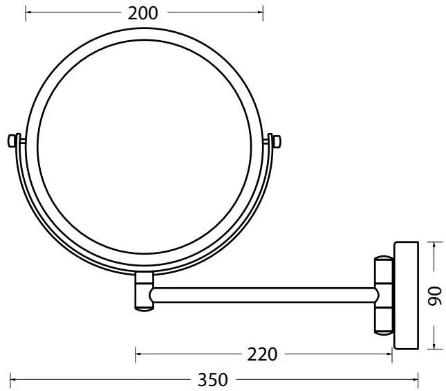 Огледало Eurorama Standard Hotelia