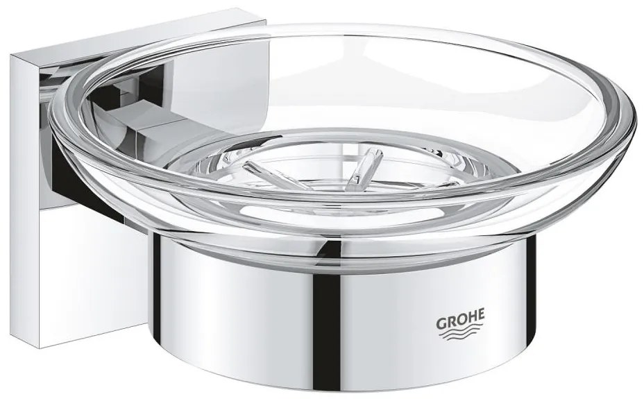 GROHE 41096000 - Сапунерка START CUBE 110 × 56 × 125 mm, полирано хромово покритие
