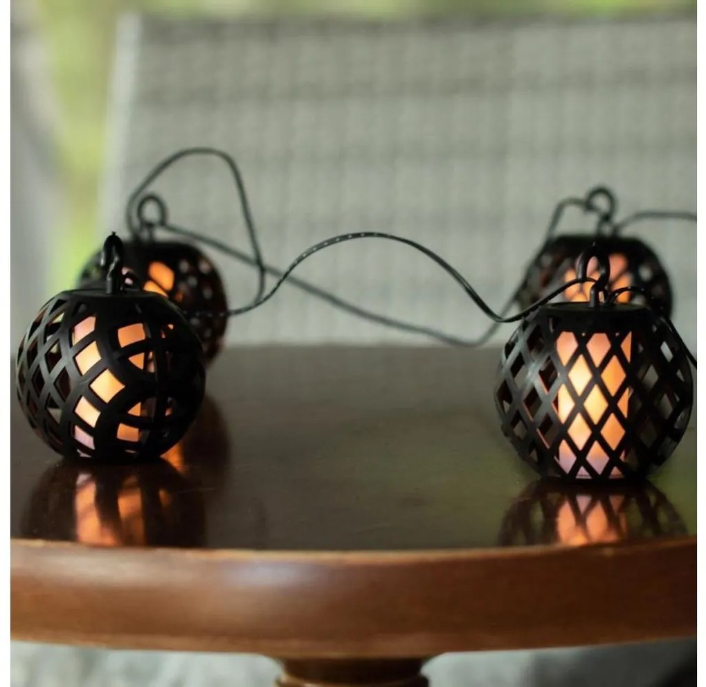 LED соларен гирлянд 60xLED/2м 400 mAh IP44