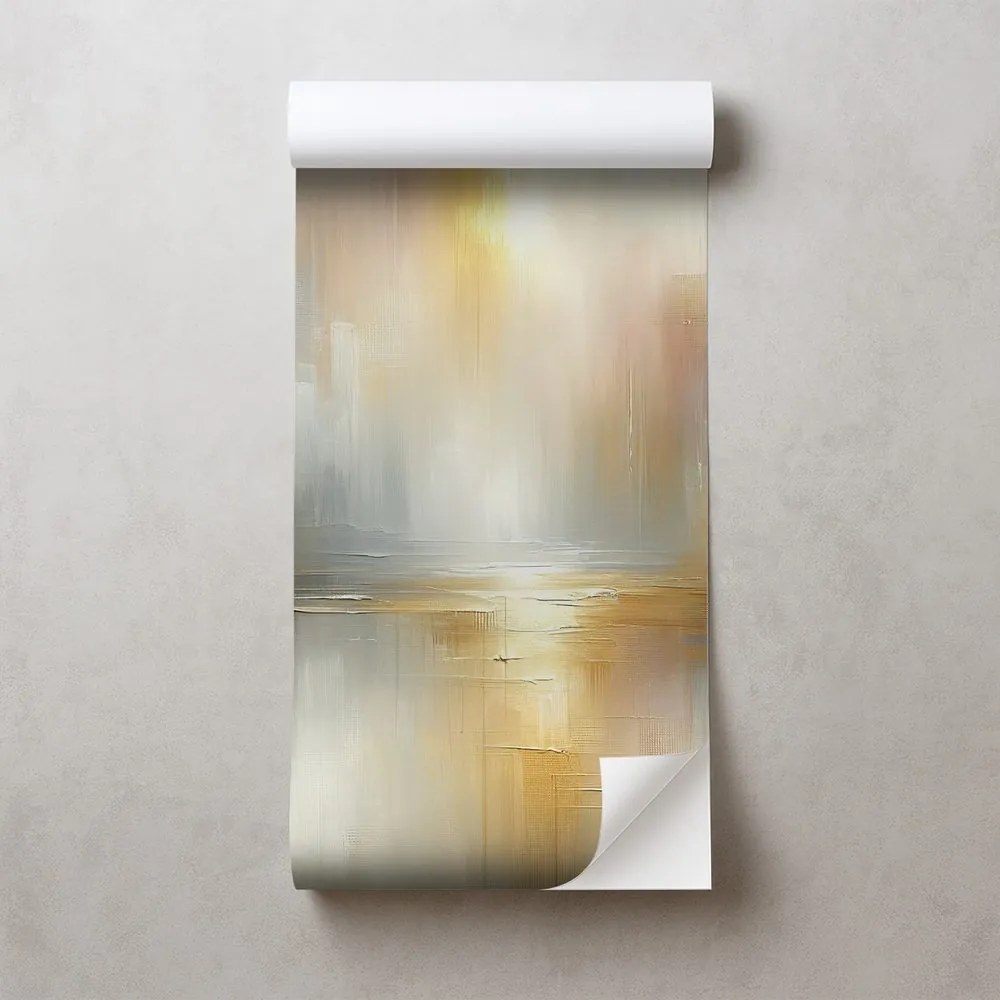 Самозалепващ тапет – Абстрактни златни и сиви тонове