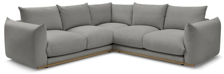 Сив ъглов диван Ernest – Bobochic Paris