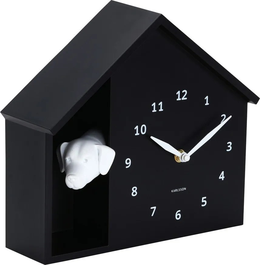 Стенен часовник Peeking Doggy – Karlsson