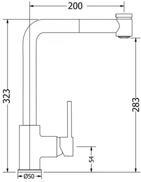 Смесители мраморна pull out Modea Line