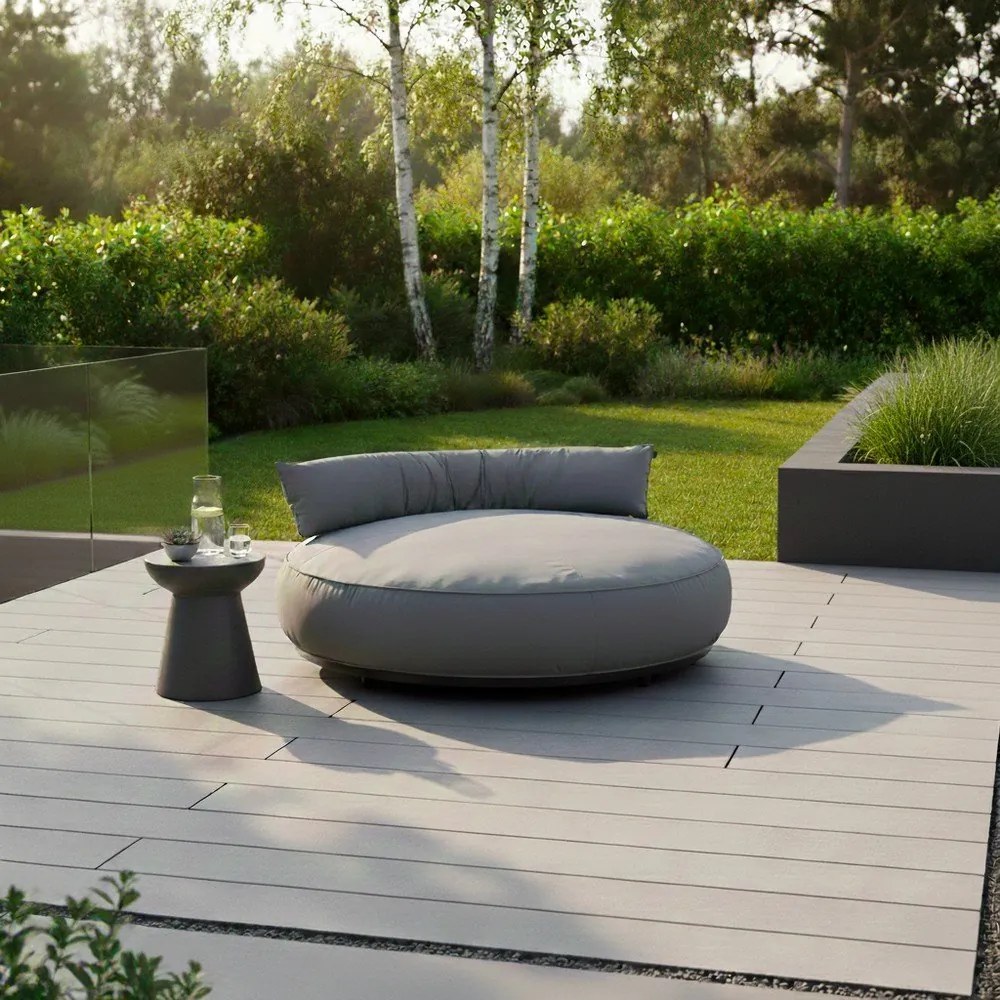 Сиво подплатено градинско легло Emma - Hartman