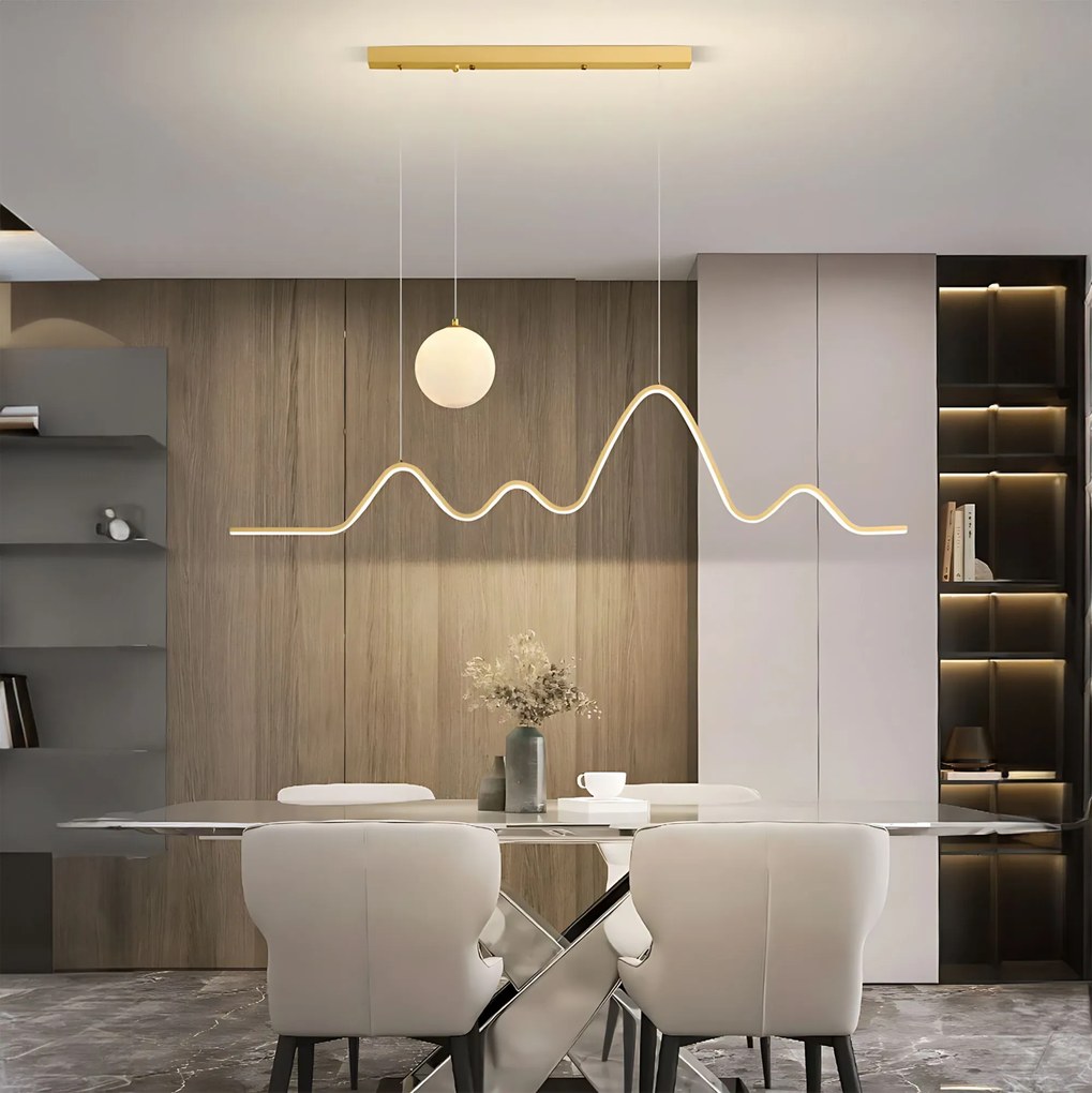Лампа LED LHJ034-CP BRUSH GOLD