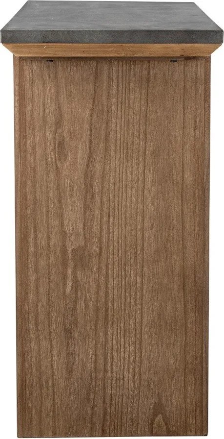 Конзолна маса с метална плоча в естествен цвят 40x110 cm Riva – Bloomingville