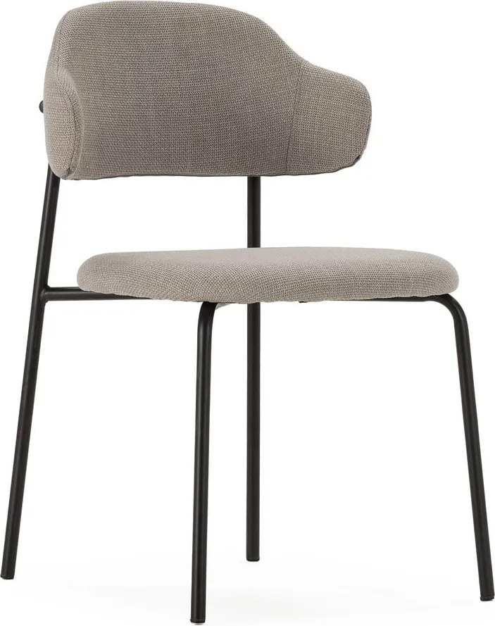 Светлосиви трапезни столове в комплект от 4 бр. Adriel – Marckeric