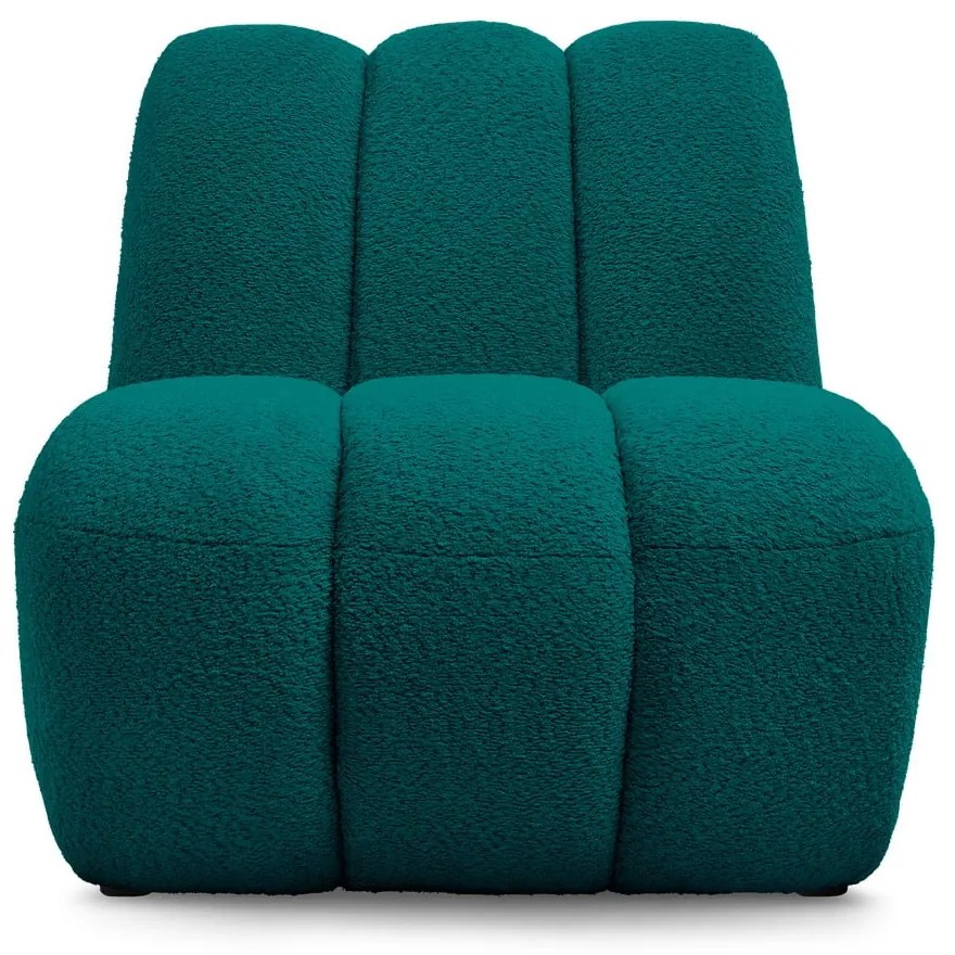 Тюркоазено кресло от прежда с примки от букле Janissaire – Bobochic Paris