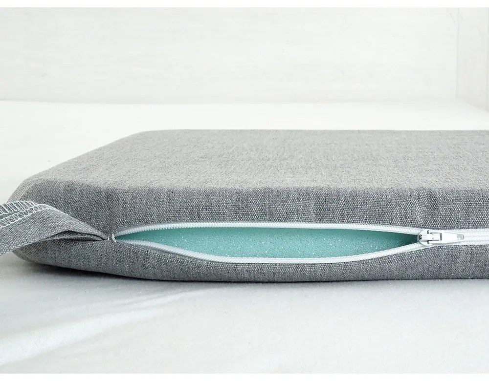 Сива възглавница за градински стол 40x40 cm Sunsol – B.E.S.