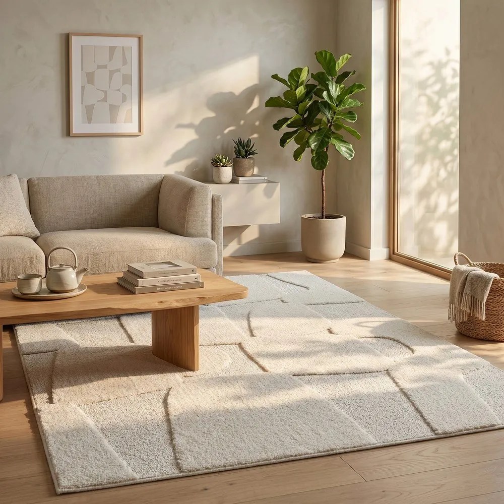 Кремав килим 200x290 cm Cairo – ESTE