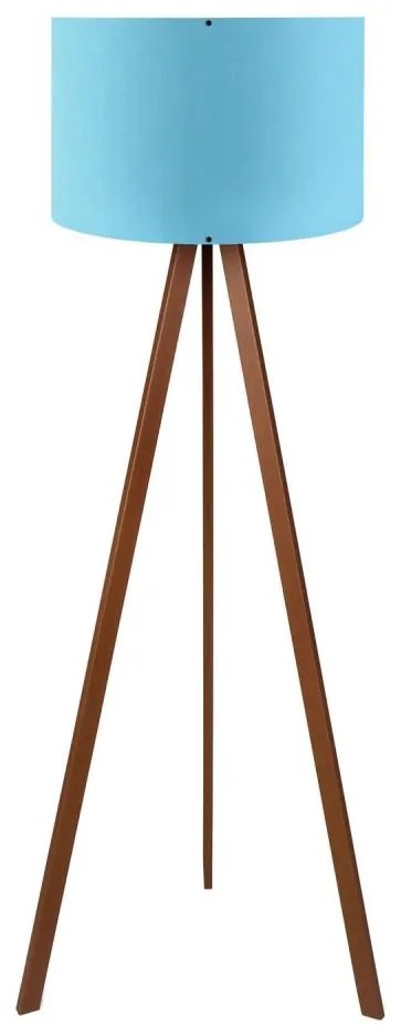 Подова лампа AYD 1xE27/40W/230V синя/кафява