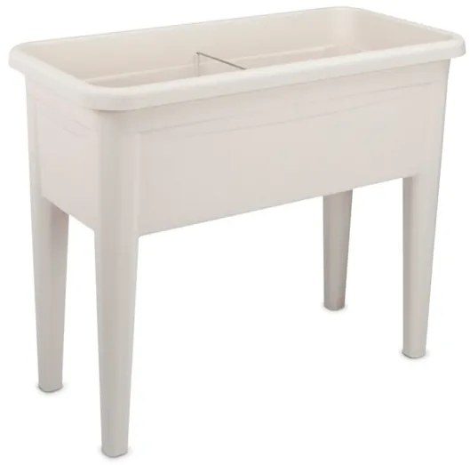 Градински сандък с крака - Бял