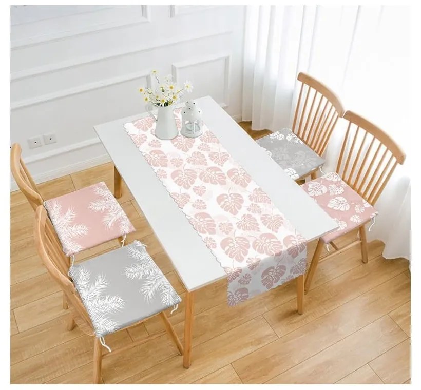 Комплект възгалвници за сядане и тишлайфер 5 бр. Tropical Leaves – Mila Home