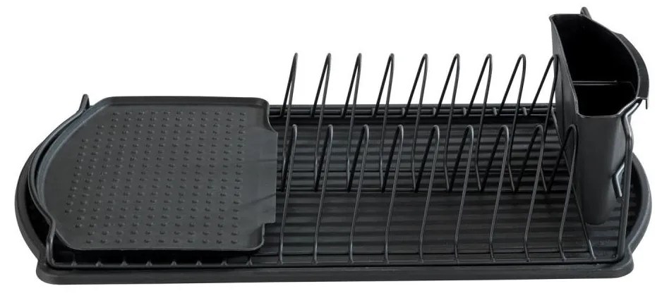 WENKO 54767100 - Отцедник за съдове BASIC 47,5 x 26,5 см черен