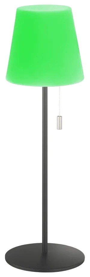 Зелена LED затъмняваща се настолна лампа с дистанционно управление (височина 38 cm) Talent – Fischer & Honsel