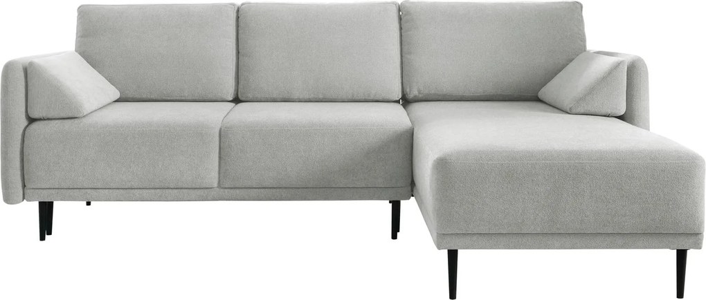 Ъглов диван Bardo-Светло сиво
