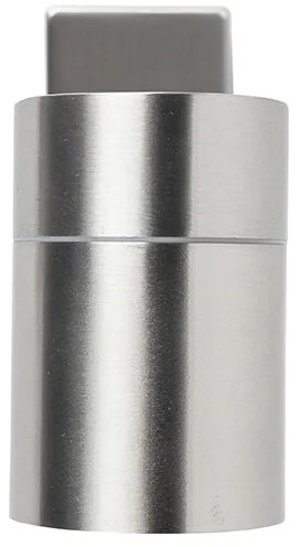 Външна стенна лампа стомана GU10 50mm IP44 - Solo