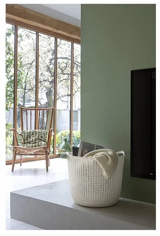 Кръгла кошница за съхранение на крем Knit - Curver