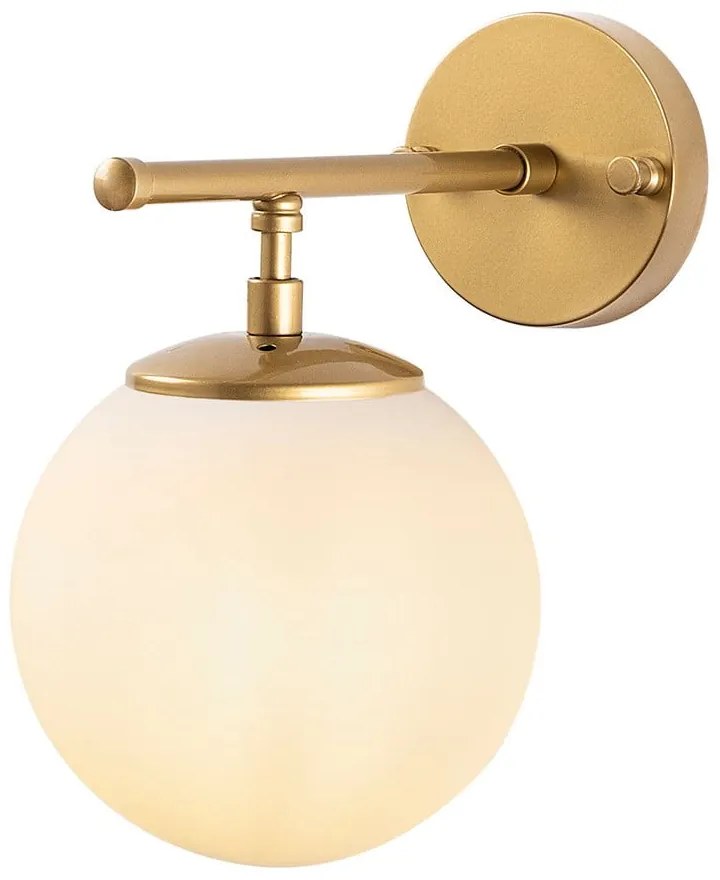 Бяла/в месингов цвят стенна лампа Roe – Opviq lights