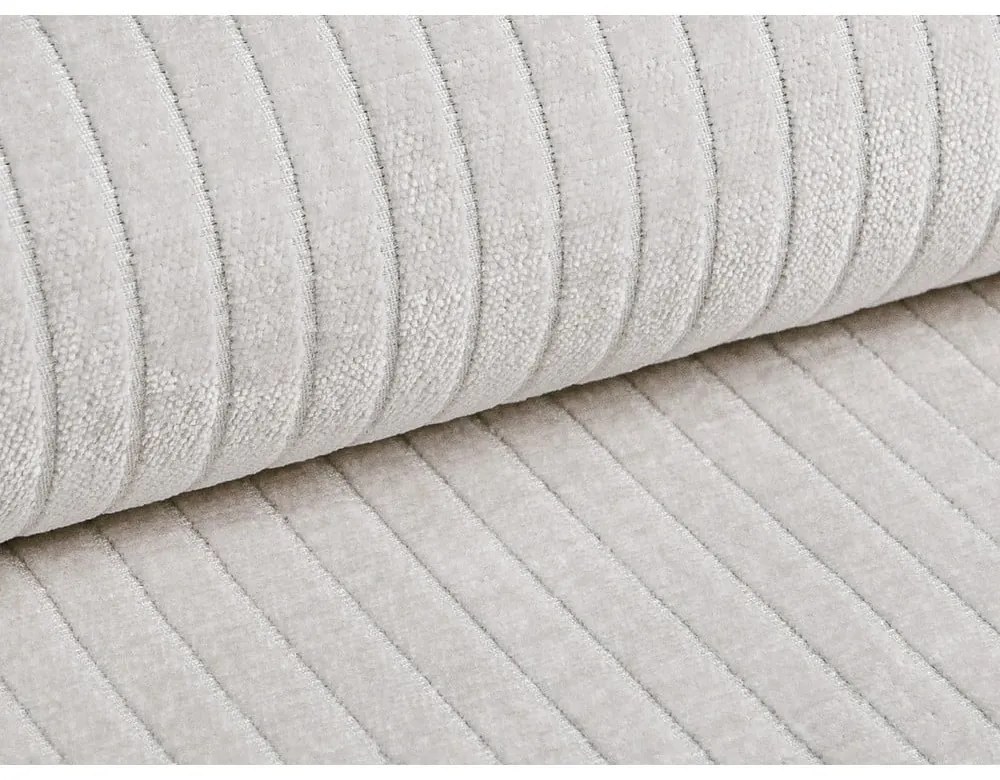 Бежов ъглов диван от рипсено кадифе (ляв ъгъл) Bergano – Cosmopolitan Design