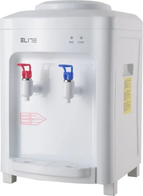 Втора ръка: Диспенсър за вода ELITE WDE-2536, Отопление 550 W, Охлаждане 80W, Електронен, 10-95C, Бял