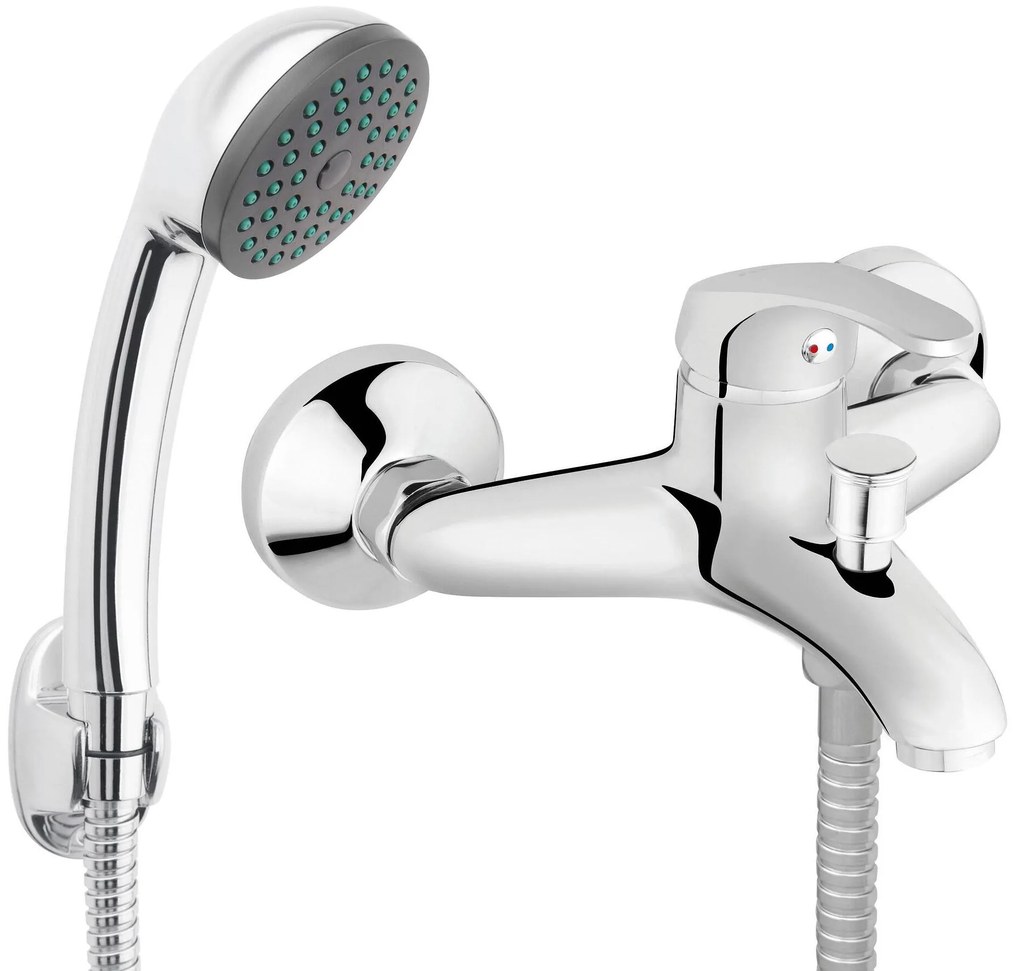 Стенен смесител за вана/душ, BBC11, Ferro, с аксесоари