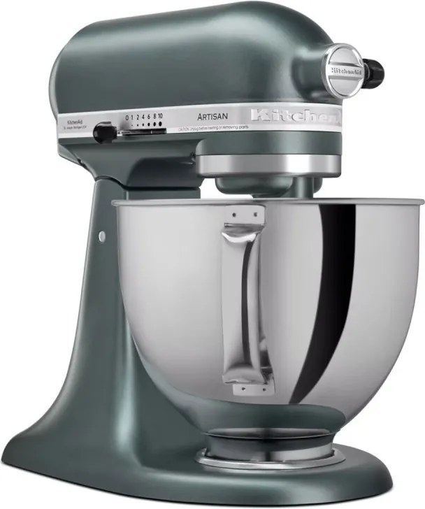 Планетарен миксер KitchenAid Artisan Elegance 5KSM175PSEJP, 300 W, 4.8 л, Direct drive, 10 скорости, Тъмнозелен