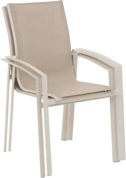 Градински трапезен стол Hesperide Axant, Алуминий - Пипер графит
