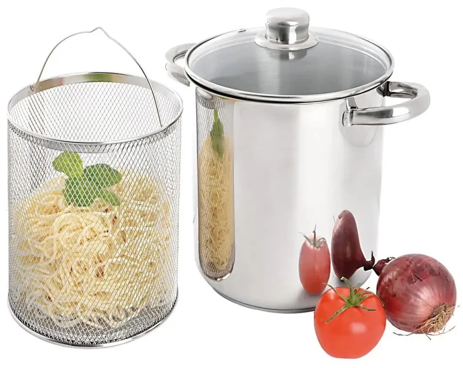 Съд от неръждаема стомана с капак за индукция 4 л Anett - Orion