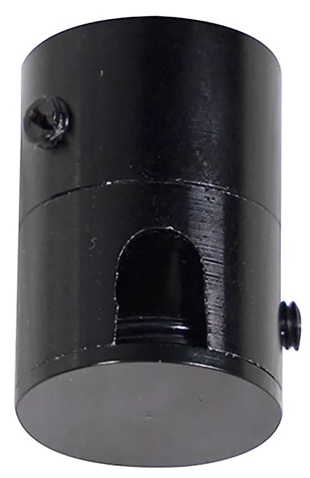 Модерен висящ лампион черен с 2 светлини - Cava