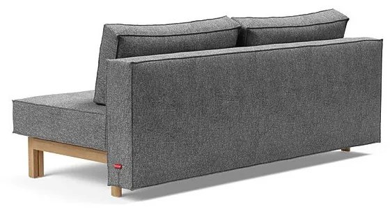 Сив разтегателен диван 200 cm Sly wood - Innovation