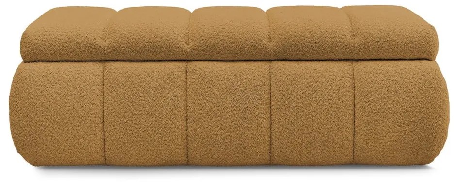 Пейка от букле в цвят жълта охра – Bobochic Paris