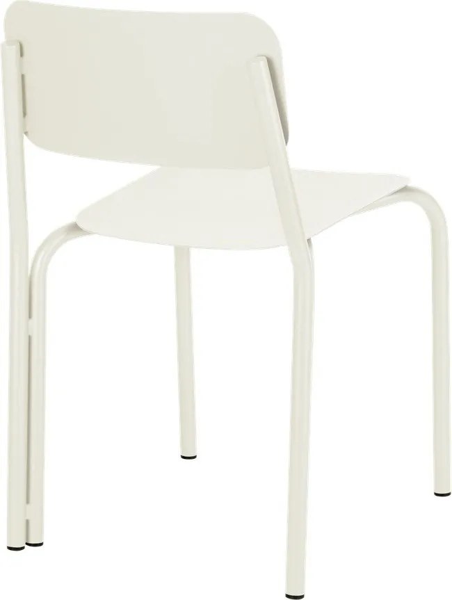 Бежов градински стол метален Kei – noo.ma