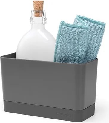 Органайзер за мивка Brabantia SinkSide 1000209, Нехлъзгащ се, Силикон, Тъмносив