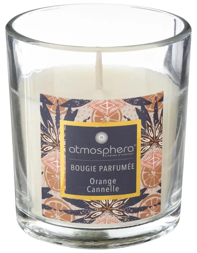 Ароматна свещ atmosphera Neda, Стъкло, 110 g - Morello Cherry