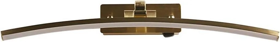 Searchlight 79822-50SB - LED осветително тяло за картини SANTORINI LED/11,03W/230V месинг