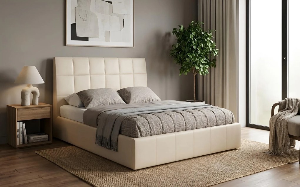 Тапицирана спалня за матрак 160/200 Калина