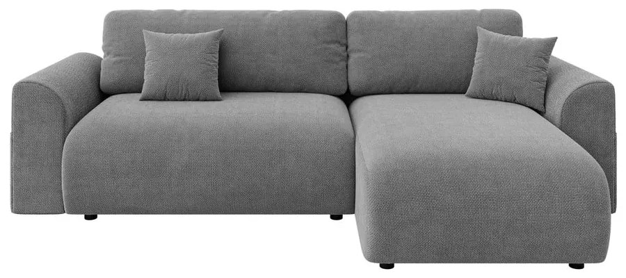 Сив разтегателен ъглов диван (променлив) Lorine – Ropez
