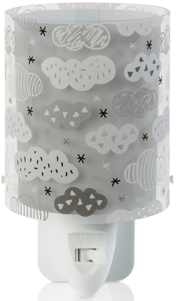 Светлинен контакт Ango Clouds LED-сив