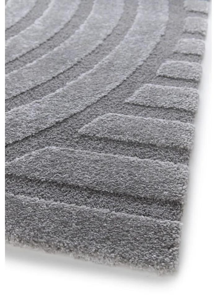 Сив килим 80x150 cm Snowy – Universal